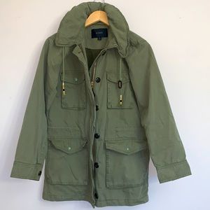 J.Crew Chino Jacket w Hoodie XS